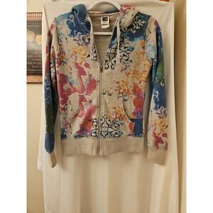 The North Face Jacket Fleece Hooded Womens Size XS‎ Multicolored